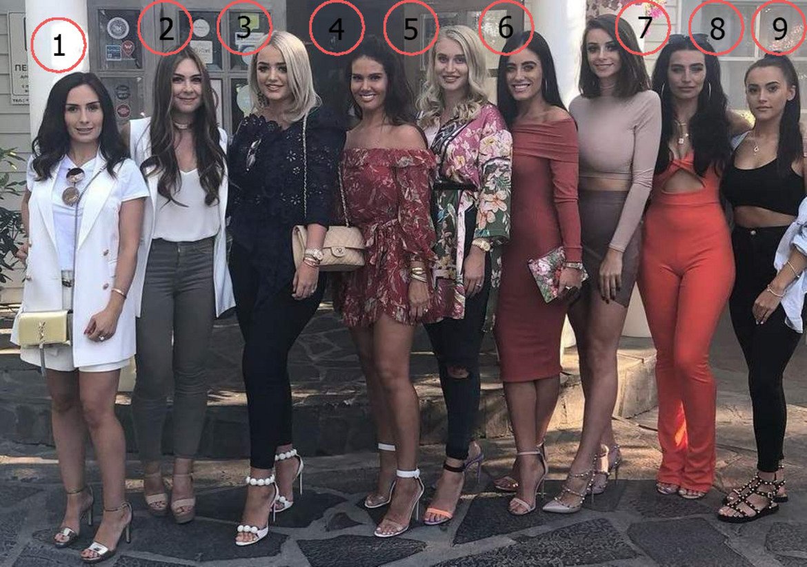 По ред на номерата. Вижте в галерията кои са WAGs на снимката.