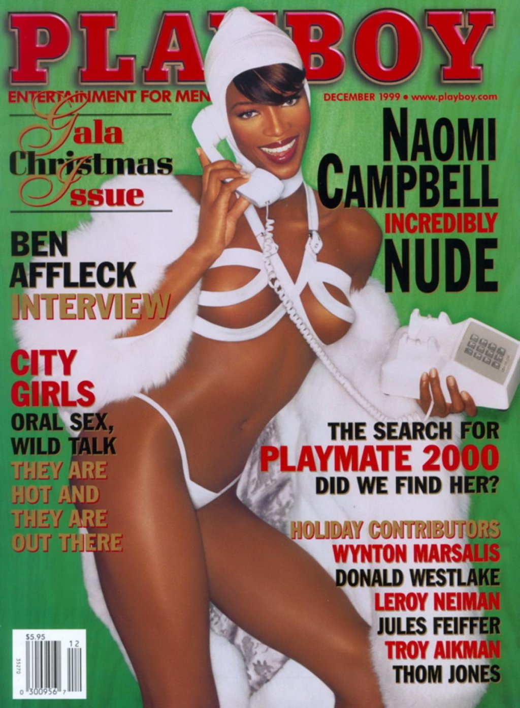 Наоми Кембъл на корицата на Playboy