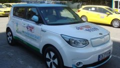 КИА пилотна програма за електрически таксита с Yellow Taxi в София
