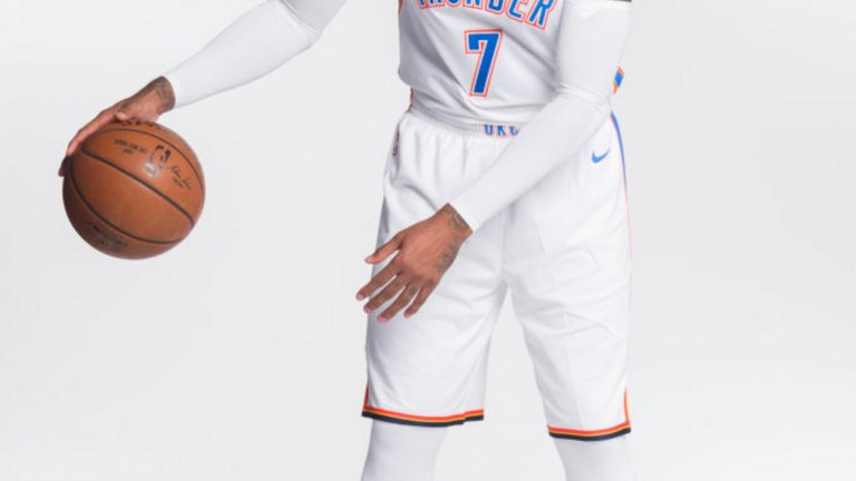 Кармело Антъни в Оклахома Сити Тъндър
Никс замениха Мело за Енес Кантър, Дъг Макдърмот и избор в драфта през 2018-а. Така Антъни избяга от голямото напрежение в Ню Йорк, за да създаде потенциално много опасно партньорства с Уестбрук и Джордж. Сделката изглежда перфектна за него, но Мело все пак ще трябва да се справи с предизвикателството за пръв път в кариерата си да не е водещият реализатор, а даже трета опция в тима си.