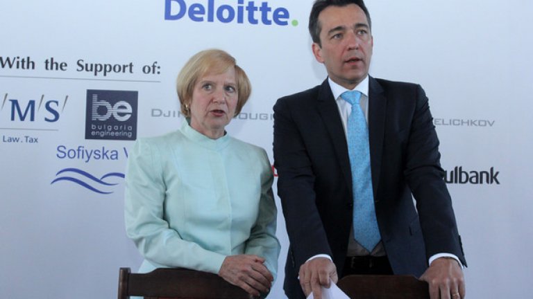 На конференцията за съдебната реформа и върховенството на закона присъстваха Марси Рийс и Ксавие дьо Кабан