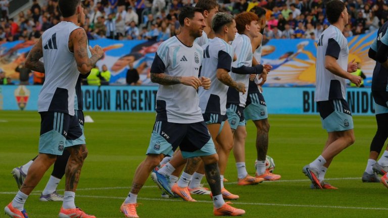 25 хиляди гледаха тренировка на Аржентина в Елче