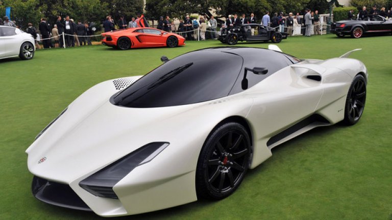 SSC Tuatara
Това е първият сериен модел на SSC Северна Америка (предишното название на компанията беше доста по-известно – Shelby SuperCars). Цената е само за сериозни колекционери – 1,3 милиона долара, а Tuatara се задвижва от V8 мотор с две турбини и мощност 1350 конски сили.