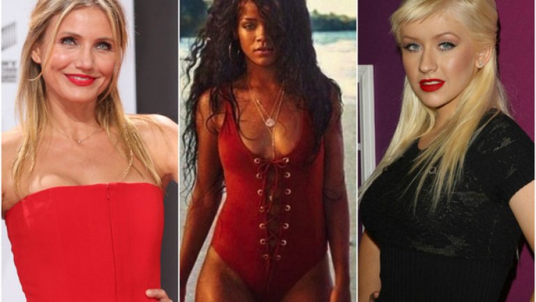 Послените 27-мо, 26-то и 25-то място в класацията на Ranker.com за най-богатите жени в света на шоубизнеса си поделят съответно певиците Риана и Кристина Агилера и актрисата Камерън Диаз - всичките с богатство от по 90 млн. долара