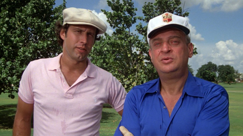 "CADDYSHACK"  
1980 
Филм с тонове голф в него, който обаче не е за голф. Филмът е за смях и за това как не трябва да се работи през лятото. 