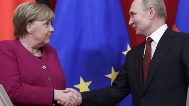 Ангела Меркел беше на посещение в Москва по покана лично от президента Владимир Путин