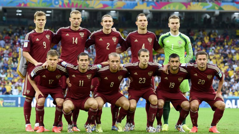 Това е отборът на Русия от Световното първенство преди три години - всички футболисти от него са разследвани от ФИФА за допинг