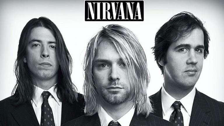 Nirvana - Кърт Кобейн е в средата