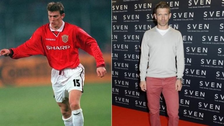 Йеспер Бломквист. Появата му в стартовия състав на финала се дължеше на наказанията на Кийн и Скоулс. Загуби медала си в тържествата след триумфа, но успя да го намери преди завръщането в Манчестър. Сериозна контузия в коляното му попречи да играе отново за Юнайтед и се отказа след престои в Евертън и Чарлтън. Гради кариера в медиите и рабоги за шведския канал TV4.