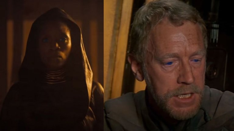 Лайът-Кайнс
Екологът, който е едновременно имперски служител, а също така е приет и сред свободните, също е важен персонаж за историята на Пол и Аракис. И тук разликата между актьорите е най-голяма.
Във версията на Дени Вилньов е взето решението да бъде сменен полът на персонажа и така тук Кайнс е тъмнокожа жена. В ролята е Шарън Дънкан-Брюстър, която в кариерата си има най-вече телевизионни роли - играла е в епизод на Doctor Who, участва в Sex Education и Years and Years.
Легендата Макс фон Сюдов е в ролята на еколога в "Дюн" на Линч. Филмите с негово участие включват "Седмият печат" на Ингмар Бергман, "Екзорсистът", "Трите дни на Кондора", а през това хилядолетие и "Специален доклад" на Стивън Спилбърг и Game of Thrones, където го видяхме като Триоката врана. Цяла галерия няма да стигне за богатата филмография на актьора, който напусна този свят през 2020 г. на 90-годишна възраст.