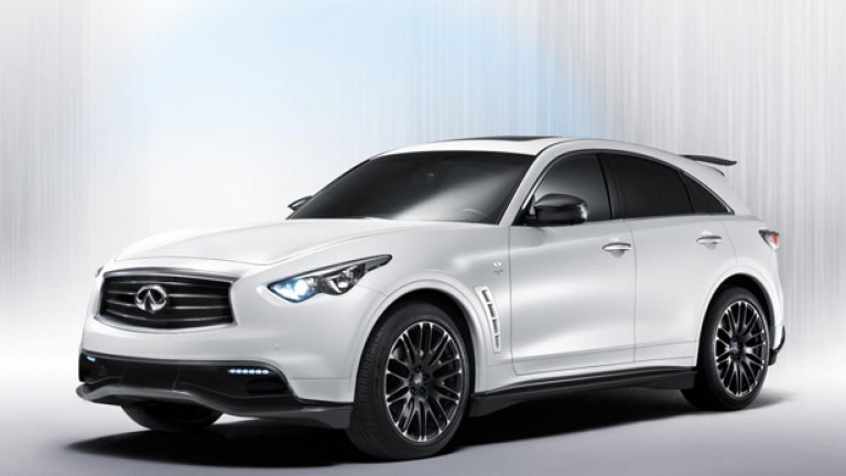 Infiniti FX версия Себастиан Фетел ще е на пазара догодина