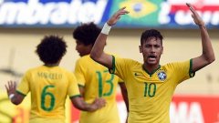 Неймар отбеляза първия гол за Бразилия