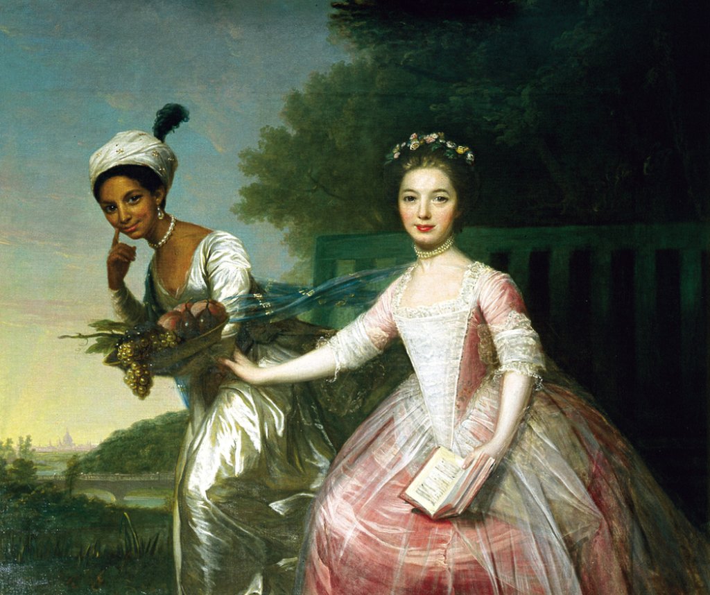 Lady Elizabeth Murray and Dido Belle, once attributed to Zoffany