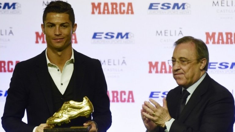 Кристиано Роналдо с третата си Златна обувка