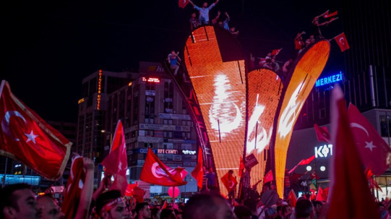 Подкрепа за Ердоган в Анкара