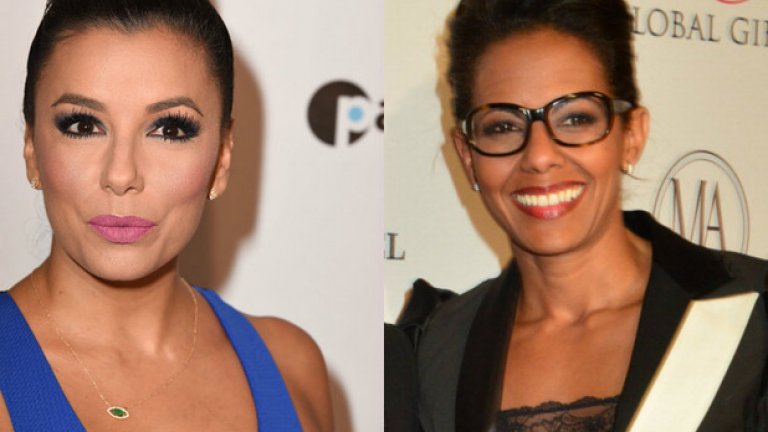 Ева Лонгория е наистина неузнаваема благодарение на очилата