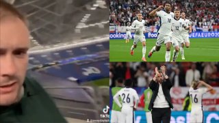 Фен на Англия се събуди на стадиона пет часа след края мача