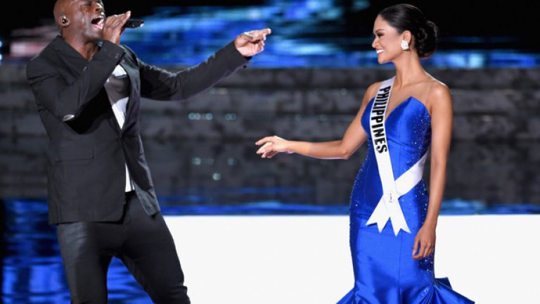 Сийл пя в чест на новата "Мис Вселена"