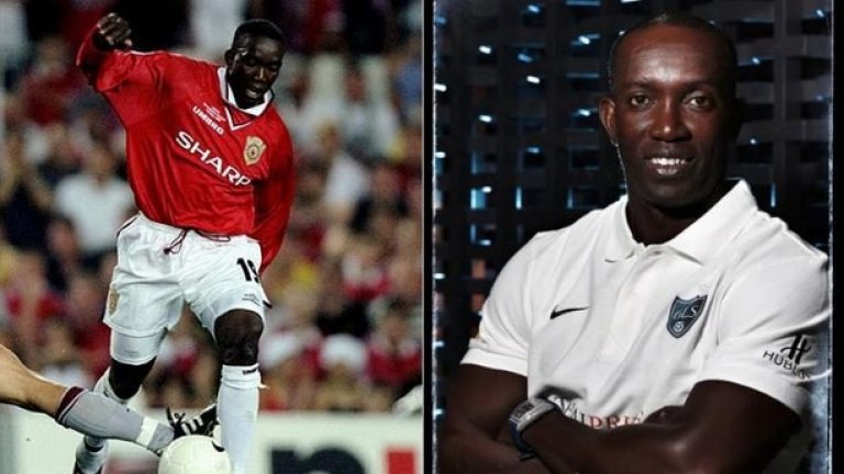 Дуайт Йорк. Вечно усмихнатият нападател бе продаден на Блекбърн през 2002 г. Кариерата му продължи в Австралия и родината му Тринидад и Тобаго, преди да окачи обувките през 2010 г. Понякога го канят за коментатор в Sky Sports.