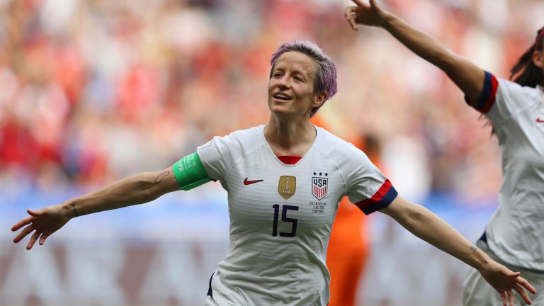 Капитанката и звезда на САЩ Меган Рапиноу стана голмайстор и най-добър играч на турнира