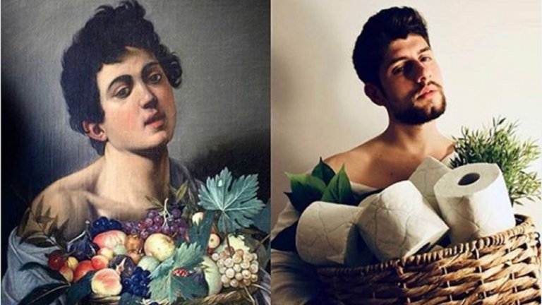 Как с куче, тоалетна хартия и стар чаршаф да създадеш "Целувката“ на Климт или "Викът" на Мунк