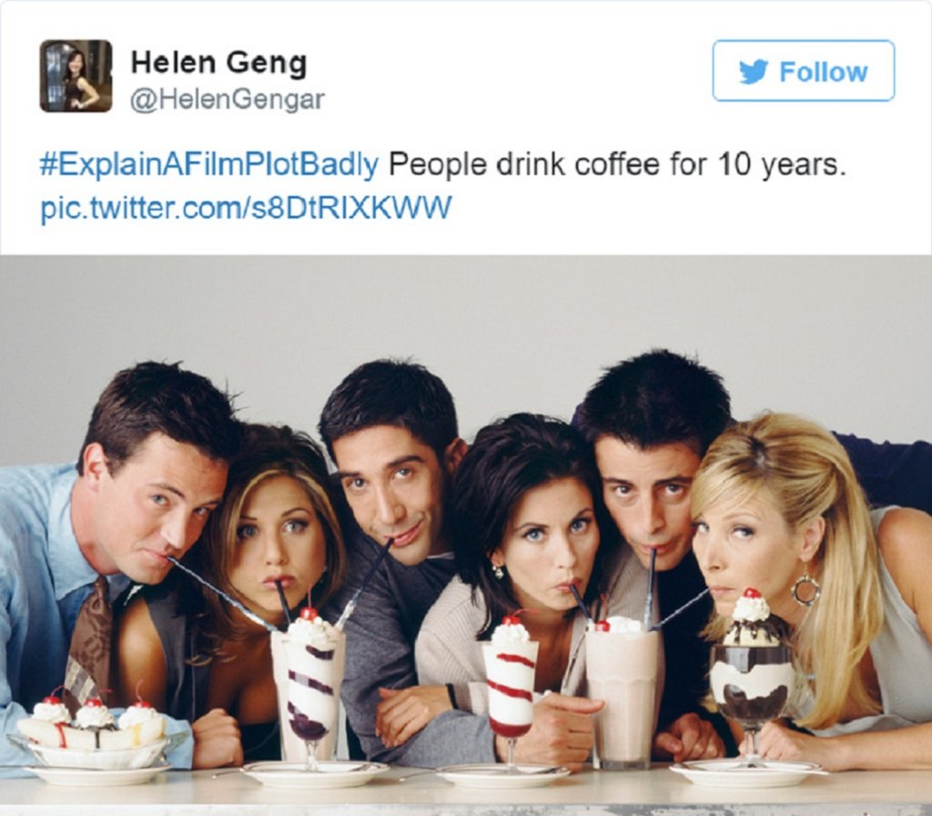 ExplainAFilmPlotBadly, приятели