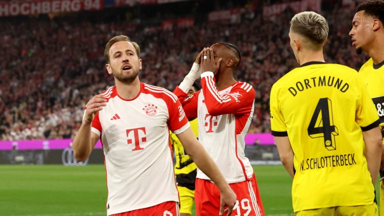 Немощен Байерн помаха за сбогом и на последните си надежди