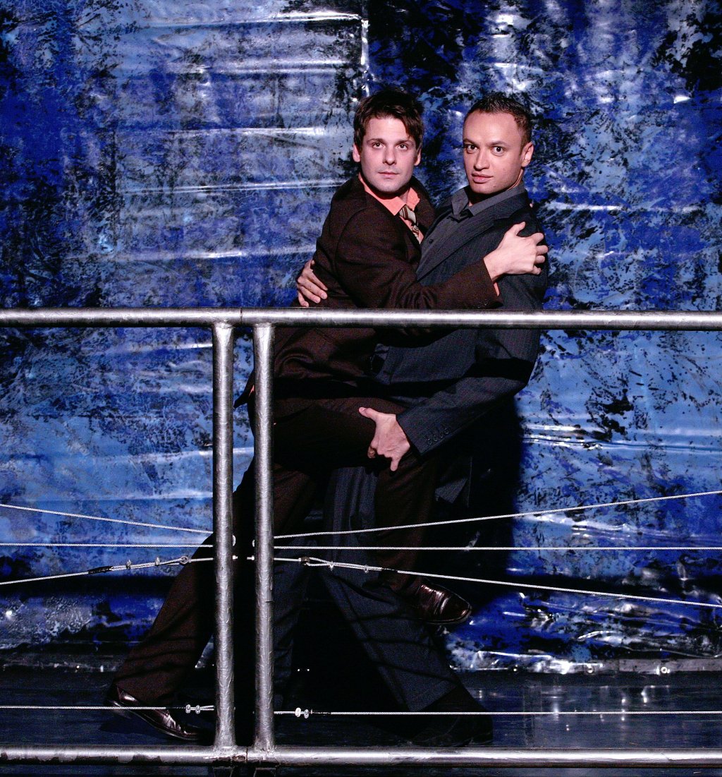 С Христо Терзиев в сцена от Мостът