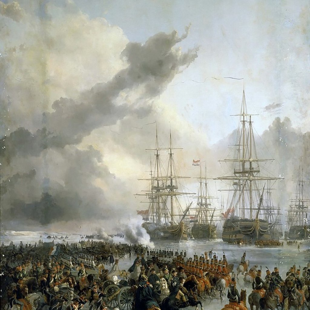 725px-The_French_cavalry_take_the_battle_fleet_caught_in_the_ice_in_the_waters_of_Texel,_21_January_1795_(by_Charles_Louis_Mozin)