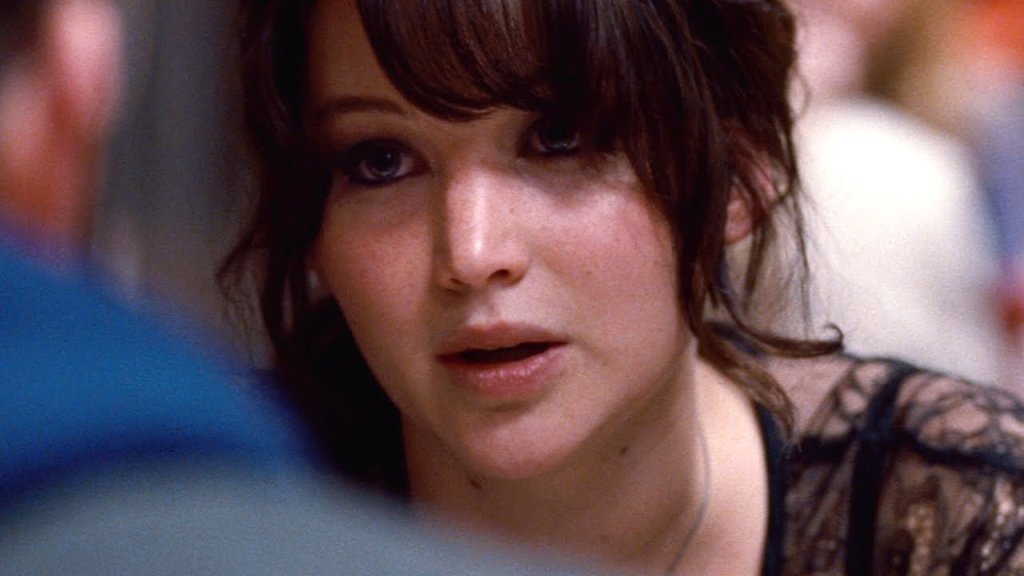 Дженифър Лоурънс в Silver Linings Playbook (2012)
Да. Така е. Дженифър Лорънс не е за \"Оскар\" в този филм и победата й до голяма степен се дължи на слабата конкуренция тази година. В един по-добър свят Еманюел Рива би взела наградата за Amour на Ми