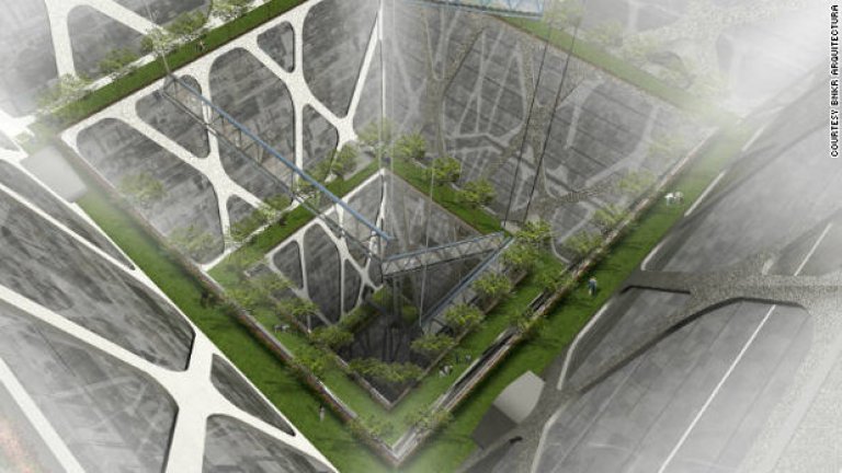 Aрхитектура с главата надолу