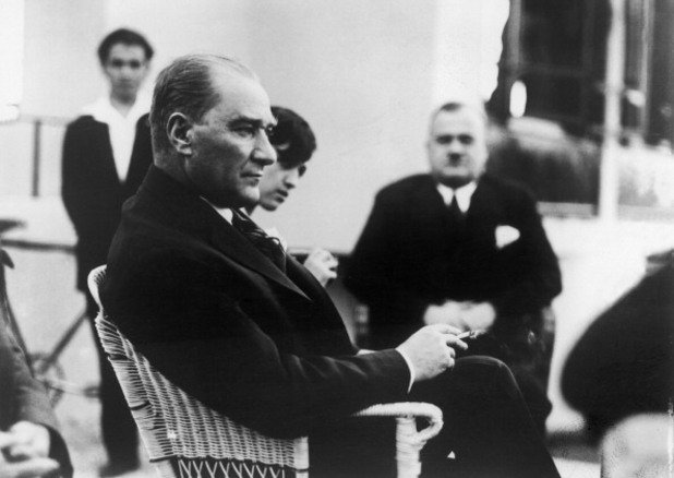 Снимка на Мустафа Кемал Ататюрк от 1929 година