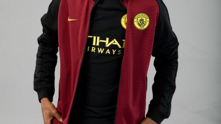 Черно, червено и жълто в екипите за гостуване на Сити