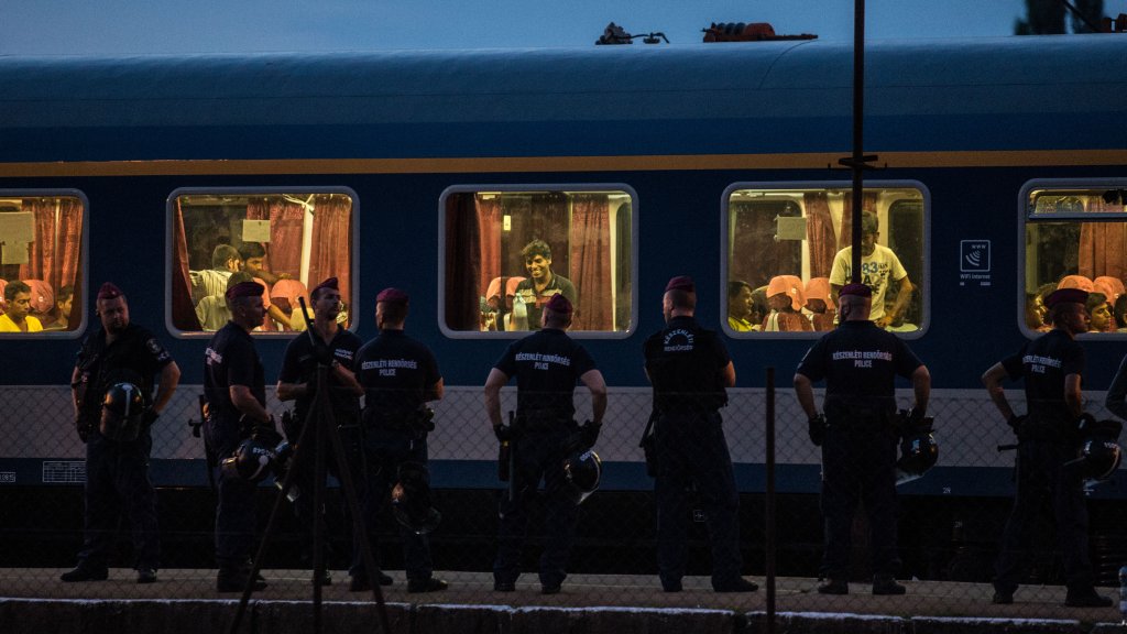 Doors Are Opened To Migrants At Budapest Railway Station