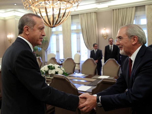 Това е първата среща на новоизбрания турски президент с лидера на ДПС
