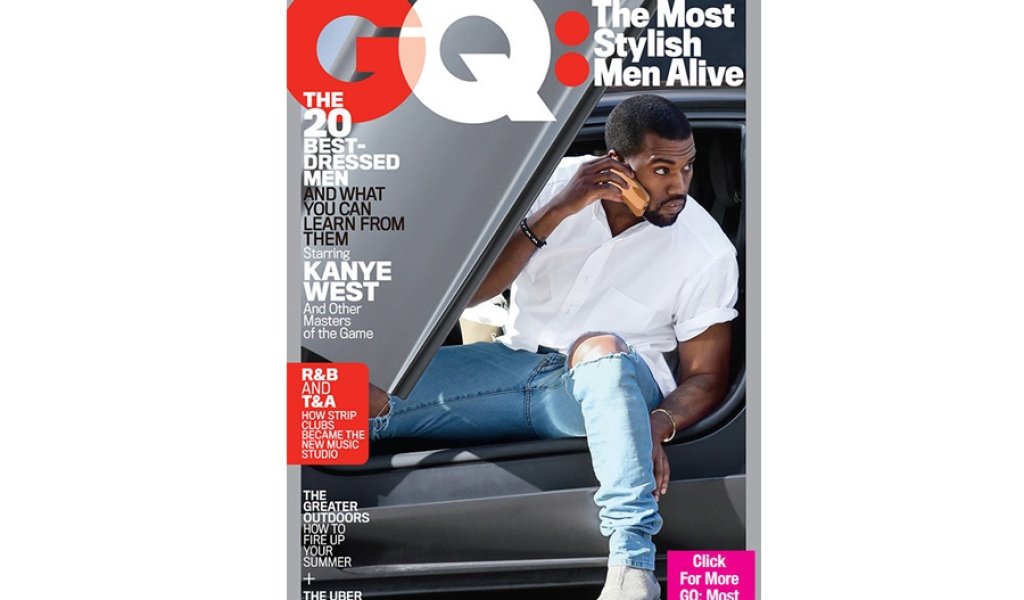 Кание Уест на корицата на GQ