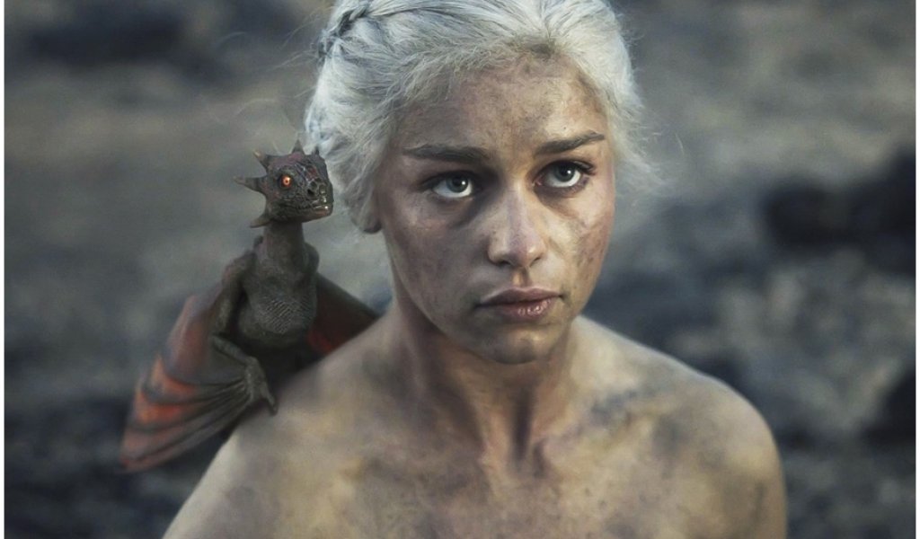 Като Денерис Таргериан в сезон 1 на Game of Thrones