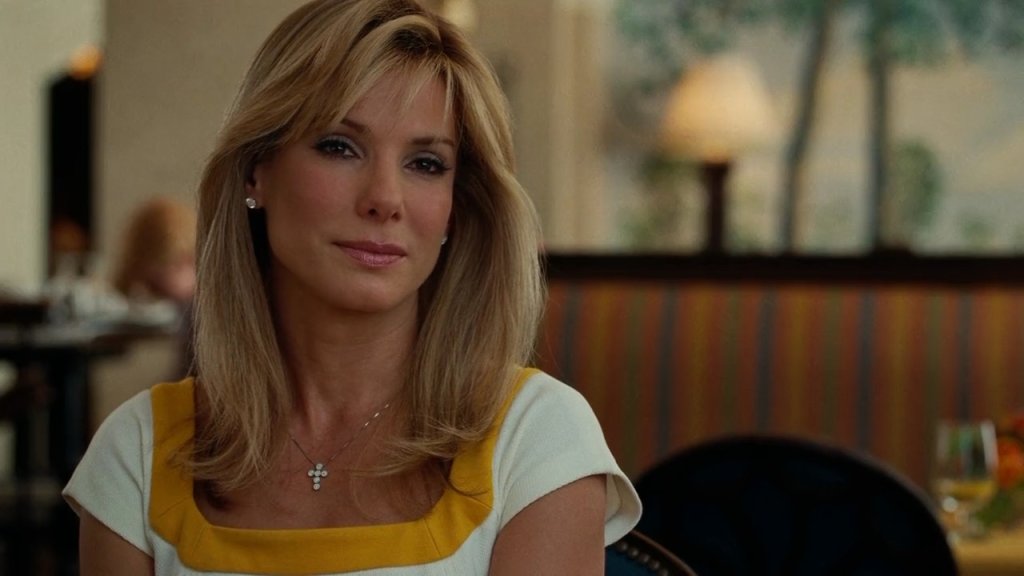 Сандра Бълок в The Blind Side (2009)
Подобно на Дженифър Лорънс, Бълок успя да блесне в година с роли, които бяха много добри, но не типичния материал за \"Оскар\". Например Мерил Стрийп в Julie & Julia. Една от най-добрите й роли, която обаче не беш
