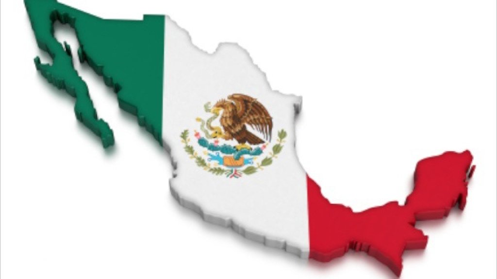 Mexico-Flag-Map