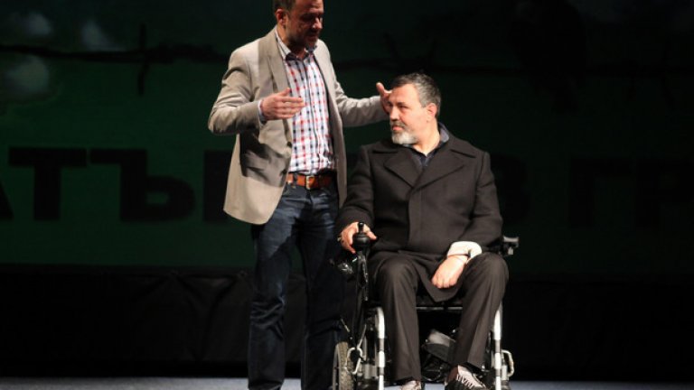 Христо Мутафчиев и Станимир Гъмов на сцената на "Икар" 2016
