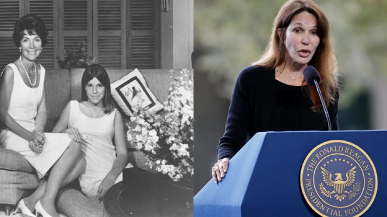 63-годишната дъшеря на Роналд Рейгън - Пати Дейвис - е актриса и писателка