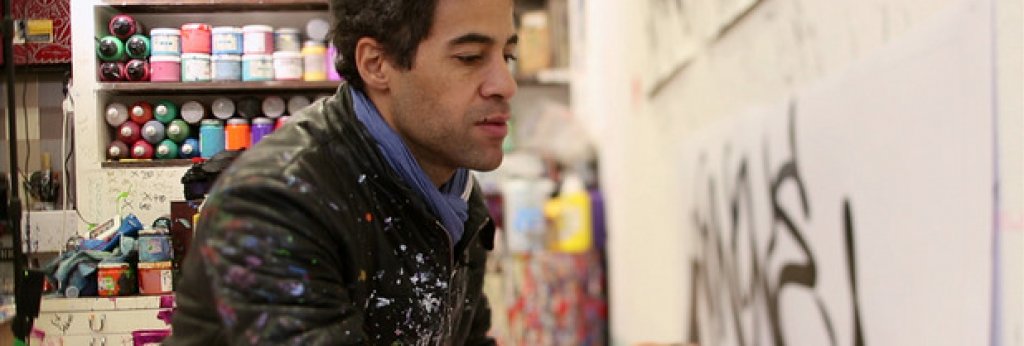 Perrier Inspired By Street Art - световноизвестният JonOne работи по графити преобразяването на марката