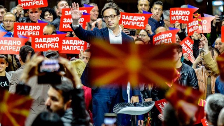 Кандидатът на СДСМ обяви победа за пътя към ЕС и НАТО