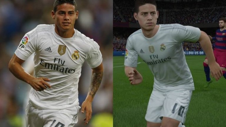 13. Хамес Родригес - 87