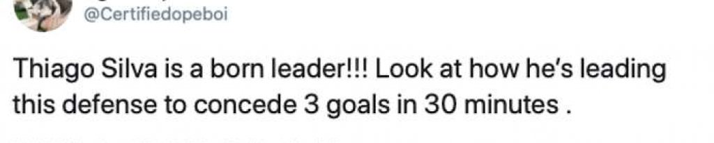 Twitter съсипва Тиаго Силва: Видя, че футболът е труден, когато срещу него не са нападатели-пекари