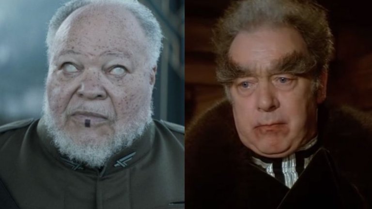 Туфир Хауът
Дясната ръка на дук Лито е ментатът Туфир Хауът, а в ролята в "Дюн" е Стивън МакКинли Хендерсън, познат най-вече с театралните си роли. Пред камера е играл в "Линкълн" на Стивън Спилбърг и комедийната драма на Грета Гъруиг "Лейди Бърд".
Фреди Джоунс изпълнява ролята във филма от 1984 г. Вече покойният Джоунс има кариера, продължила почти шест десетилетия. Почитателите на британските сапунени сериали са виждали една от последните му роли - в сериала Emmerdale, в който играе 13 години. В киното най-голямата му роля е в друг филм на Линч - "Човекът слон" от 1980 г., където играе Байтс.