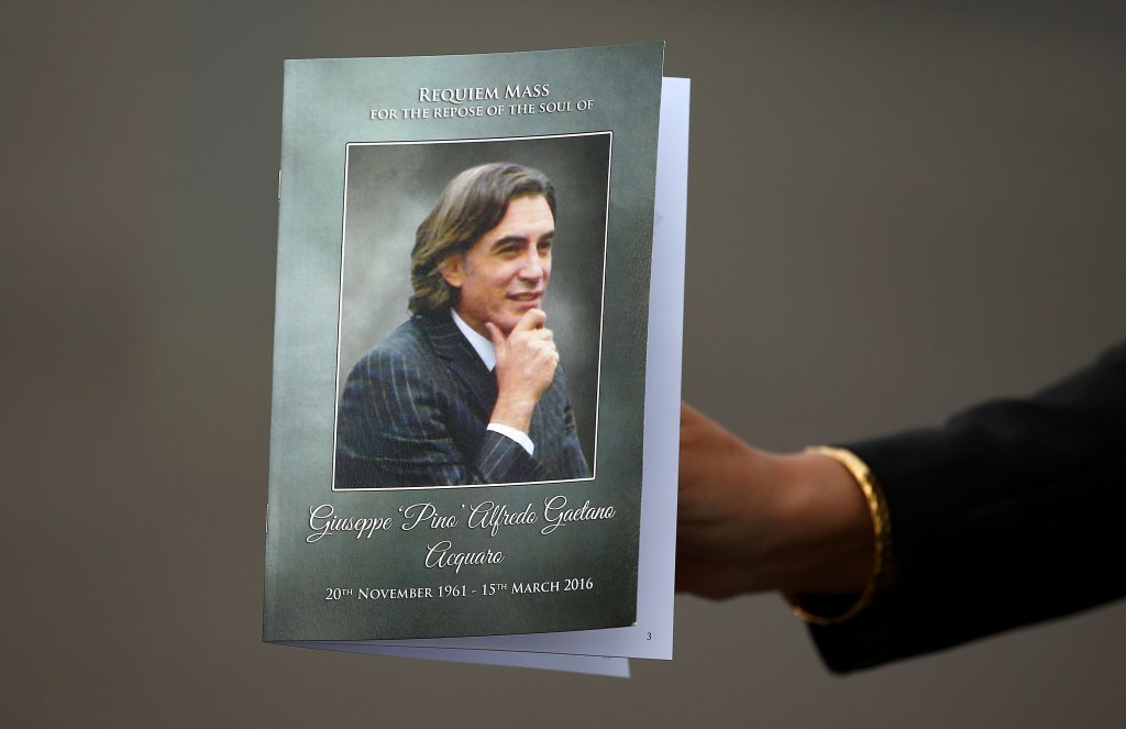 Joseph 'Pino' Acquaro Funeral Service