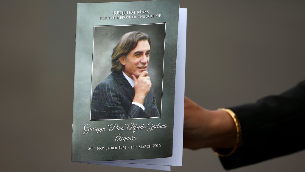 Joseph 'Pino' Acquaro Funeral Service