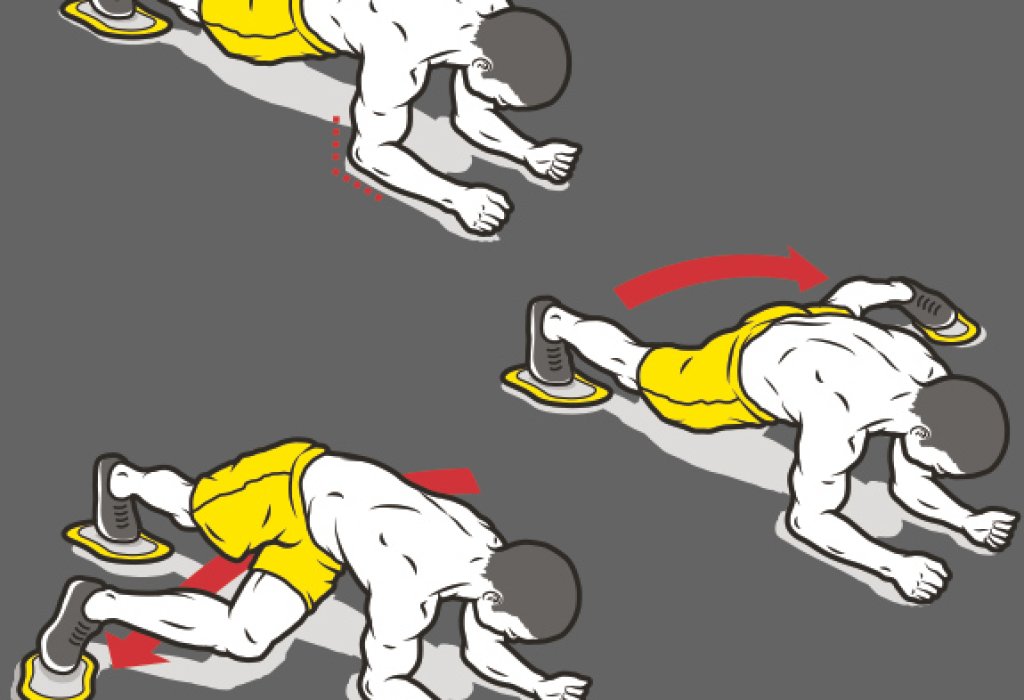 Правете по 3-4 серии на упражнение.