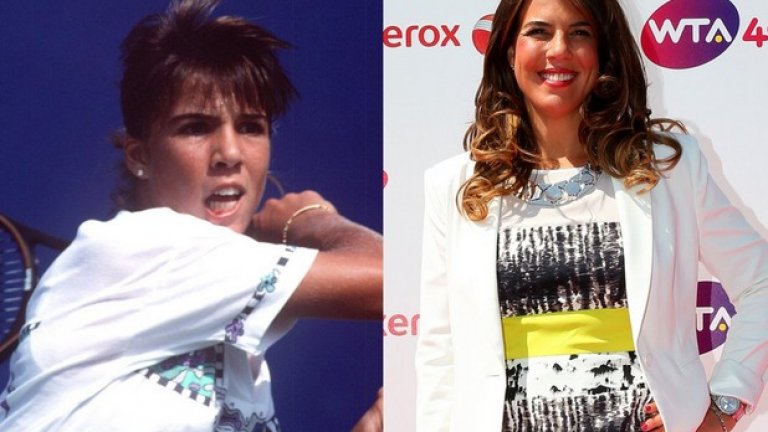 Дженифър Каприати, 38, е най-младият състезател, пробил в Топ 10 на едва 14-годишна възраст.